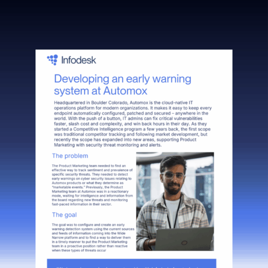 Developing an early warning system at Automox
