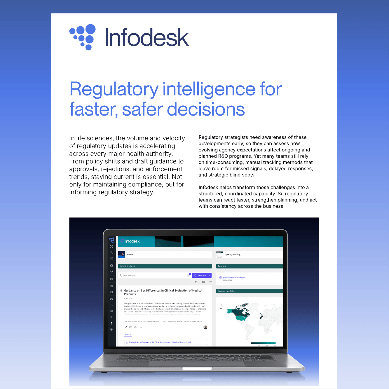 Regulatory intelligence fo faster, safer decisions